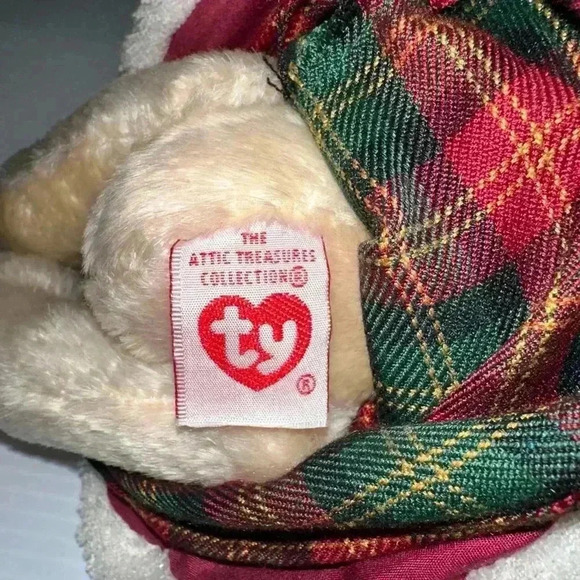 NWT!Lot of 2 TY Attic Treasures Collection Bears 2000Mrs.Santabear/1993Rafaella - Picture 5 of 16